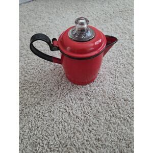 Vintage Pyrex Red Coffee Pot